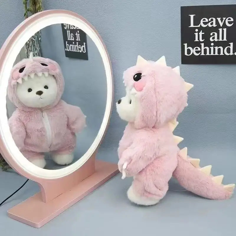Osito de Peluche con Disfraz de Dinosaurio – 30 cm