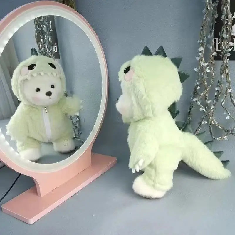 Osito de Peluche con Disfraz de Dinosaurio – 30 cm