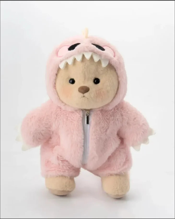 Osito de Peluche con Disfraz de Dinosaurio – 30 cm